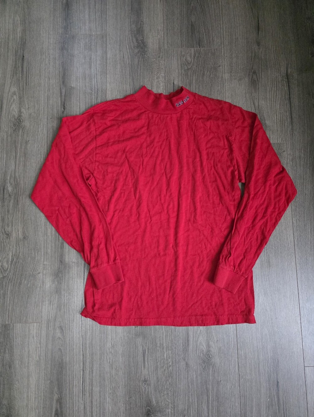 Vintage Reebok Boston Red Sox Turtleneck Shirt Mens Medium